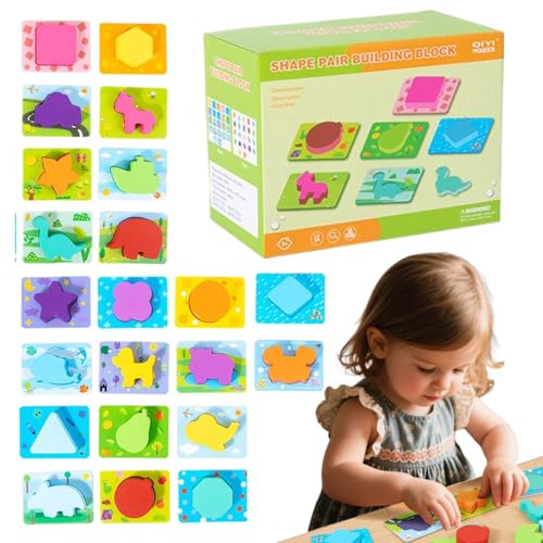 Yhsioaklo Hölzerne Formen Puzzle | Buntes Lernspielzeug Für Kleinkinder - Motorikwürfel Mit Greifringen Für Kleinkinder Lernspiel Vorschule Sinnesanregung Knobelspaß Drinnen Yhsioaklo Hölzerne Formen Puzzle | Buntes Lernspielzeug Für Kleinkinder - Motorikwürfel Mit Greifringen Für Kleinkinder Lernspiel Vorschule Sinnesanregung Knobelspaß Drinnen von Yhsioaklo