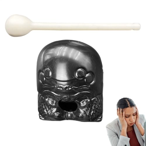Yhsioaklo Holzfisch Tempelblock – klopfende Zen-Trommel | Raumfeng Dekoration Percussion Instrument für Küche Wohnzimmer von Yhsioaklo
