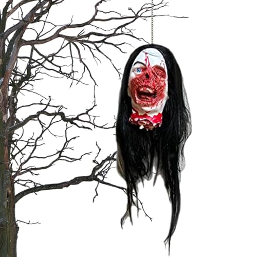 Yhsioaklo Kopfattrappe,Lebensechte Halloween Außendekoration Kopfattrappe - Realistische Körperteile Für Horror-Labyrinth Garten Escape Room Theaterdekoration Party Yhsioaklo Kopfattrappe,Lebensechte Halloween Außendekoration Kopfattrappe - Realistische Körperteile Für Horror-Labyrinth Garten Escape Room Theaterdekoration Party von Yhsioaklo