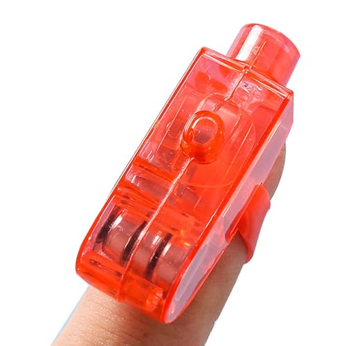 Yhsioaklo LED Fingerlampe | Bunt Fingerlicht | Fingerspielzeug | Fingerlichter Ringe, im Dunkeln leuchtendes Partyzubehör, leuchtendes Spielzeug für Kinder, Mitbringsel, Geburtstagsgeschenk von Yhsioaklo