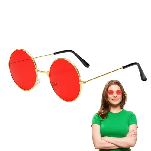 Yhsioaklo LENNON Stil Retro Sonnenbrille - Schlanke Steampunk UV400 Schattierungen | Klassische Schutzbrille Cosplay Charakter Brille Outdoor Karneval Spaß Vintage Metallrahmen Look für Damen Herren Yhsioaklo LENNON Stil Retro Sonnenbrille - Schlanke Steampunk UV400 Schattierungen | Klassische Schutzbrille Cosplay Charakter Brille Outdoor Karneval Spaß Vintage Metallrahmen Look für Damen Herren von Yhsioaklo