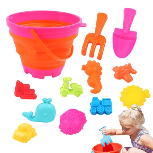 Yhsioaklo Sandspielzeug Eimer,Sandspielzeug Set Mit Eimer & Schaufel Für Kinder - 13-teiliges Strandspielzeug Für Sandkästen Mit Zubehör, Reisespiele Für Campingurlaub Und Sommeraktivitäten Yhsioaklo Sandspielzeug Eimer,Sandspielzeug Set Mit Eimer & Schaufel Für Kinder - 13-teiliges Strandspielzeug Für Sandkästen Mit Zubehör, Reisespiele Für Campingurlaub Und Sommeraktivitäten von Yhsioaklo