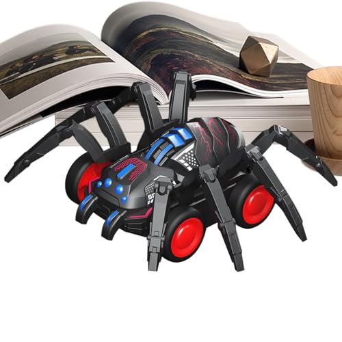 Yhsioaklo Spielzeugautos in Spinnenform | 5,12 x 4,33 x 2,10 Zoll Spielzeugautos mit Schwungantrieb | Kreatives Lustiges Fahrzeug für Haus Outdoor Indoor Reise Party Geburtstag Kinder Geschenk von Yhsioaklo
