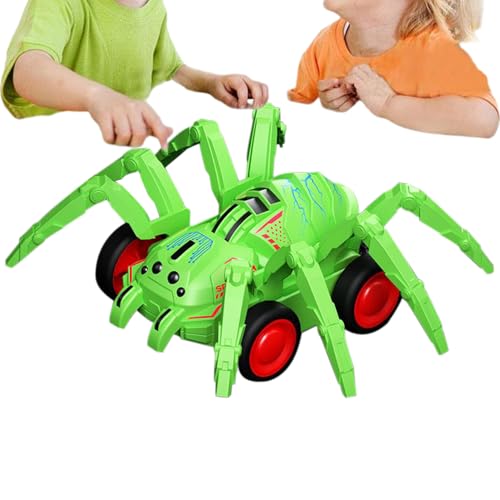 Yhsioaklo Spielzeugautos in Spinnenform | 5,12 x 4,33 x 2,10 Zoll Spielzeugautos mit Schwungantrieb | Kreatives Lustiges Fahrzeug für Haus Outdoor Indoor Reise Party Geburtstag Kinder Geschenk von Yhsioaklo