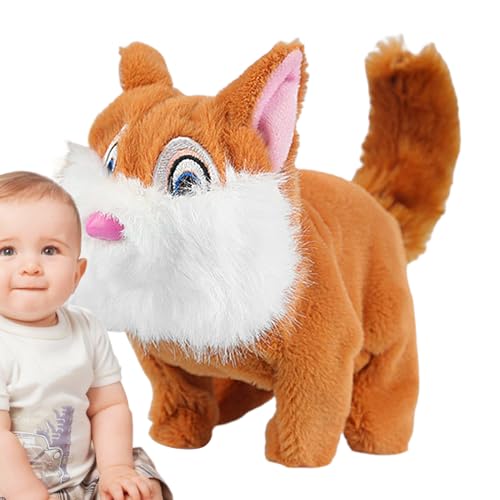 Yhsioaklo Stofftiere Eichhörnchen | 7.48x3.15x6.1 Zoll Eichhörnchen Plüschspielzeug | Kuschelndes Spielzeug | Weiche elektrische tröstliche Puppe, interaktiver süßer Plüsch für Wohnzimmersofa Yhsioaklo Stofftiere Eichhörnchen | 7.48x3.15x6.1 Zoll Eichhörnchen Plüschspielzeug | Kuschelndes Spielzeug | Weiche elektrische tröstliche Puppe, interaktiver süßer Plüsch für Wohnzimmersofa von Yhsioaklo