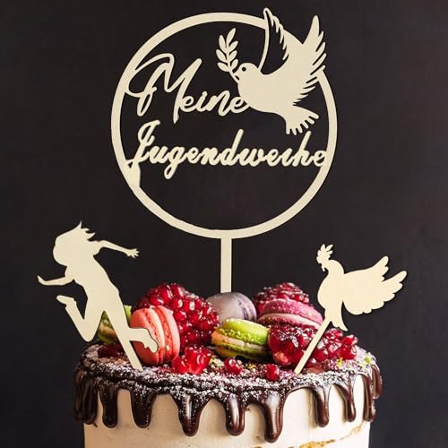Jugendweihe Tortendeko Cake Topper Alles Gute zur Jugendweihe Tortenstecker Jugendweihe Deko Junge Mädchen Geburtstag von Yi'antai
