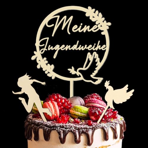 Jugendweihe Tortendeko Cake Topper Alles Gute zur Jugendweihe Tortenstecker Jugendweihe Deko Junge Mädchen Geburtstag von Yi'antai