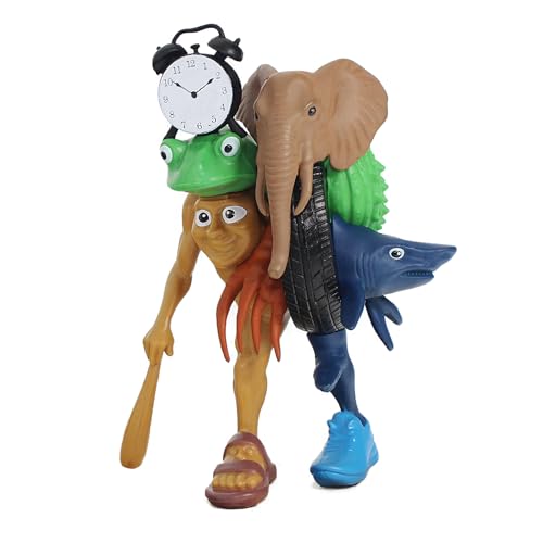 YiLianDa Italian Brainrot Figuren – Kombinationsmonster mit Tung Tung Tung Sahur, Tralalero Tralala, Boneca Ambalabu & Lirili Larila – Lustige 3D-Sammelfiguren für Büro, Regal & Geschenkidee YiLianDa Italian Brainrot Figuren – Kombinationsmonster mit Tung Tung Tung Sahur, Tralalero Tralala, Boneca Ambalabu & Lirili Larila – Lustige 3D-Sammelfiguren für Büro, Regal & Geschenkidee von YiLianDa