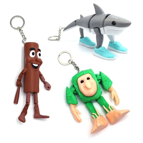 YiLianDa Italian Brainrot Figuren – Schlüsselanhänger mit Tung Tung Tung Sahur, Tralalero Tralala, BRR BRR Patapim – Lustige 3D-Sammelfiguren für Büro, Regal & Geschenkidee YiLianDa Italian Brainrot Figuren – Schlüsselanhänger mit Tung Tung Tung Sahur, Tralalero Tralala, BRR BRR Patapim – Lustige 3D-Sammelfiguren für Büro, Regal & Geschenkidee von YiLianDa