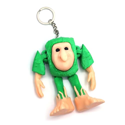 YiLianDa Italian Brainrot Figuren – Schlüsselanhänger mit Tung Tung Tung Sahur, Tralalero Tralala, BRR BRR Patapim – Lustige 3D-Sammelfiguren für Büro, Regal & Geschenkidee von YiLianDa