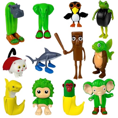 YiLianDa Italian Brainrot Figuren Set – Schreibtisch-Deko Figures mit Tung Tung Tung Sahur, Tralalero Tralala, Bombardino Crocodilo – Lustige 3D-Sammelfiguren für Regal, Büro& Geschenkidee YiLianDa Italian Brainrot Figuren Set – Schreibtisch-Deko Figures mit Tung Tung Tung Sahur, Tralalero Tralala, Bombardino Crocodilo – Lustige 3D-Sammelfiguren für Regal, Büro& Geschenkidee von YiLianDa