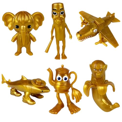 YiLianDa Italian Brainrot Figuren Set – Schreibtisch-Deko Figures mit Tung Tung Tung Sahur, Tralalero Tralala, Bombardino Crocodilo – Lustige 3D-Sammelfiguren für Regal, Büro& Geschenkidee YiLianDa Italian Brainrot Figuren Set – Schreibtisch-Deko Figures mit Tung Tung Tung Sahur, Tralalero Tralala, Bombardino Crocodilo – Lustige 3D-Sammelfiguren für Regal, Büro& Geschenkidee von YiLianDa