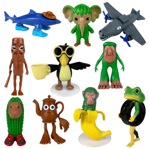 YiLianDa Italian Brainrot Figuren Set – Schreibtisch-Deko Figures mit Tung Tung Tung Sahur, Tralalero Tralala, Bombardino Crocodilo – Lustige 3D-Sammelfiguren für Regal, Büro& Geschenkidee YiLianDa Italian Brainrot Figuren Set – Schreibtisch-Deko Figures mit Tung Tung Tung Sahur, Tralalero Tralala, Bombardino Crocodilo – Lustige 3D-Sammelfiguren für Regal, Büro& Geschenkidee von YiLianDa