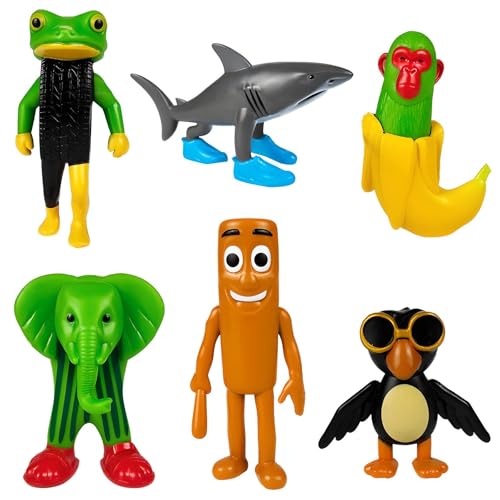 YiLianDa Italian Brainrot Figuren Set – Schreibtisch-Deko Figures mit Tung Tung Tung Sahur, Tralalero Tralala, Bombardino Crocodilo – Lustige 3D-Sammelfiguren für Regal, Büro& Geschenkidee YiLianDa Italian Brainrot Figuren Set – Schreibtisch-Deko Figures mit Tung Tung Tung Sahur, Tralalero Tralala, Bombardino Crocodilo – Lustige 3D-Sammelfiguren für Regal, Büro& Geschenkidee von YiLianDa