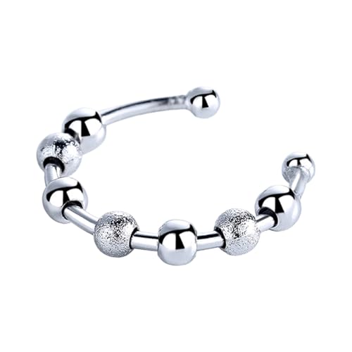 Einstellbare Stressabbauspinner Ringe Mit Perlendesign Für Erwachsene Unisex Spinner Schmuckgeschenk Für Handfreigabe Einstellbare Stressabbauspinner Ringe Mit Perlendesign Für Erwachsene Unisex Spinner Schmuckgeschenk Für Handfreigabe von YiNLuax