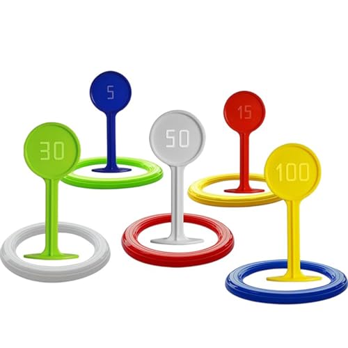 Outdoor Ringe Werfen Spielset Für Kinder Mit Farbenfrohen Ringen Und Targets PEGS ABS Bildungsspielzeug Für 3+ Innen Innenbereich Outdoor Aktivität Wetterresistentes Kindersportspielzeug Outdoor Ringe Werfen Spielset Für Kinder Mit Farbenfrohen Ringen Und Targets PEGS ABS Bildungsspielzeug Für 3+ Innen Innenbereich Outdoor Aktivität Wetterresistentes Kindersportspielzeug von YiNLuax