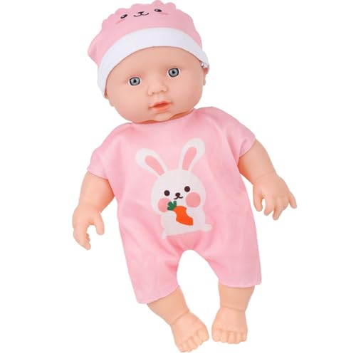 YiNLuax 25 cm Interactive Reborns Babypuppen Mit Biegbaren Gelenken Frühkindliche Entwicklung Tröstlicher Spielzeug Für Kleinkindgeschenk von YiNLuax