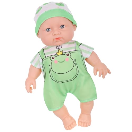 YiNLuax 25 cm Interactive Reborns Babypuppen Mit Biegbaren Gelenken Frühkindliche Entwicklung Tröstlicher Spielzeug Für Kleinkindgeschenk von YiNLuax