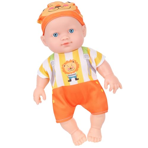 YiNLuax 25 cm Interactive Reborns Babypuppen Mit Biegbaren Gelenken Frühkindliche Entwicklung Tröstlicher Spielzeug Für Kleinkindgeschenk von YiNLuax