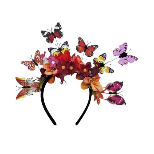 YiNLuax 3D Butterfly Hairhoop Teaparty Fascinator Haarband Für Themenfeiern Kostüm Event Dressinup Accessoires Teaparty Kopfstück YiNLuax 3D Butterfly Hairhoop Teaparty Fascinator Haarband Für Themenfeiern Kostüm Event Dressinup Accessoires Teaparty Kopfstück von YiNLuax