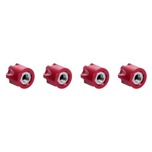 YiNLuax Anti Slip Wheel Rim Center Aluminium Legierung Tire Muttern Passen Für 1/10 Fernbedienungscrawler Redcat Scx10 D90 HPI von YiNLuax