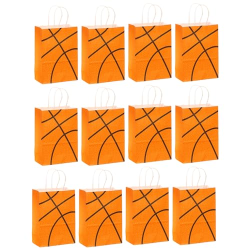 YiNLuax Fußball Süßigkeiten Taschen Für Kinderpackungen Von 12 Fußballparty Papiertüten Kinder Geburtstagsfeier Kraft Tasche Goodie Bags Party Gunst von YiNLuax
