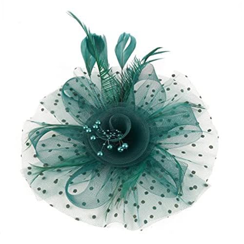 YiNLuax Modischer Netzhut mit gefiedertem Stirnband, Haarschmuck, Abend-Cosplay-Haarteile für Hochzeiten und besondere Anlässe YiNLuax Modischer Netzhut mit gefiedertem Stirnband, Haarschmuck, Abend-Cosplay-Haarteile für Hochzeiten und besondere Anlässe von YiNLuax