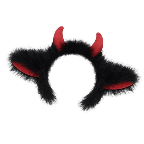 YiNLuax Pelzig Kostüm Horn Kopfbedeckung Halloween Dressing Accessoire Praktische Fotografie Requisiten Hornstirnband Für Verschiedene Altersfreundliche Cosplays Stirnbänder YiNLuax Pelzig Kostüm Horn Kopfbedeckung Halloween Dressing Accessoire Praktische Fotografie Requisiten Hornstirnband Für Verschiedene Altersfreundliche Cosplays Stirnbänder von YiNLuax