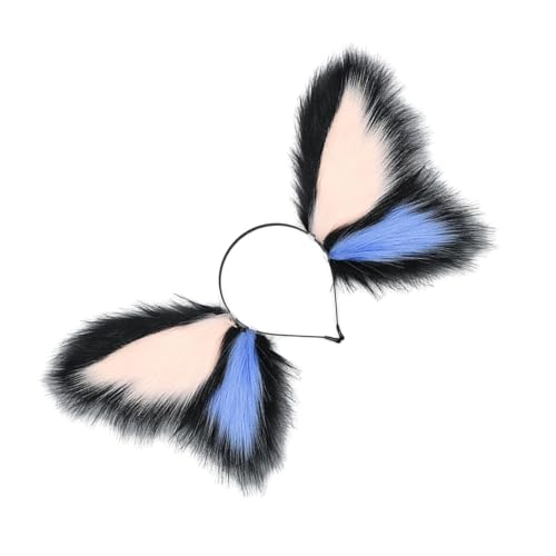 YiNLuax Stylischer Anime-Schmetterlings-Haarreif, auffälliger Kopfschmuck, übergroße Kopfbedeckung für Bühne, Halloween, Cosplay, Rollenspiele, Katzenohr-Stirnband YiNLuax Stylischer Anime-Schmetterlings-Haarreif, auffälliger Kopfschmuck, übergroße Kopfbedeckung für Bühne, Halloween, Cosplay, Rollenspiele, Katzenohr-Stirnband von YiNLuax