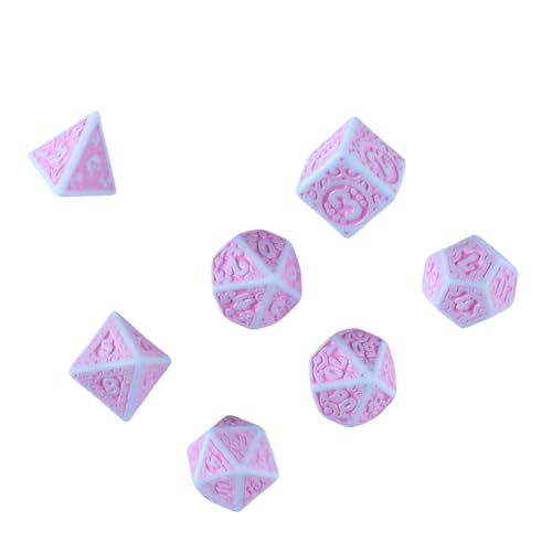 YiQinzcxg 7pcs Vielseitiges Polyedrische Dices Acrylspiel Dices Hollow Muster Tabletop Game Dices Für Rollenspiele YiQinzcxg 7pcs Vielseitiges Polyedrische Dices Acrylspiel Dices Hollow Muster Tabletop Game Dices Für Rollenspiele von YiQinzcxg