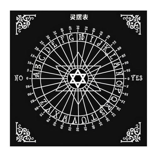 YiQinzcxg Divinationen Tischdecke Mysteriöses Symbol Astrologie Tarotkarte Tischdecke Altars Stoff Göttlichkeit Brettspiel Accessoire von YiQinzcxg