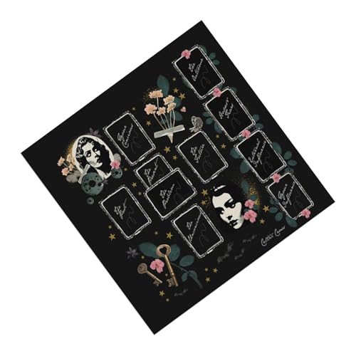 YiQinzcxg Divinations Karten Tischtuch Wandteppiche Lesebericht Tarots Tischdecke Astrologys Hexerei Deck Tuch Wanddekoration von YiQinzcxg