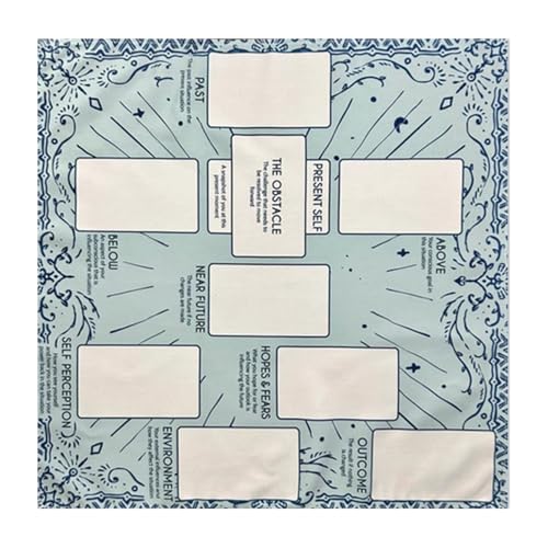 YiQinzcxg Divinations Karten Tischtuch Wandteppiche Lesebericht Tarots Tischdecke Astrologys Hexerei Deck Tuch Wanddekoration von YiQinzcxg
