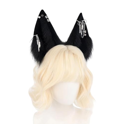 YiQinzcxg Elastische Kunstpelz Wolf Ohrstirnbänder Für Kostümpartys Cosplay Event Und Rollenspiele Für Kleidungsstücke Kopfbedeckung YiQinzcxg Elastische Kunstpelz Wolf Ohrstirnbänder Für Kostümpartys Cosplay Event Und Rollenspiele Für Kleidungsstücke Kopfbedeckung von YiQinzcxg
