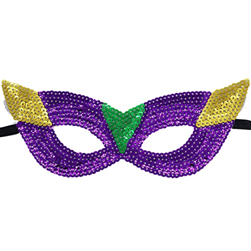 YiQinzcxg EyeMask MaskeradeMask Mardi GrasKopfbedeckung Stirnband Halloween Maske Karneval Graseyemask von YiQinzcxg