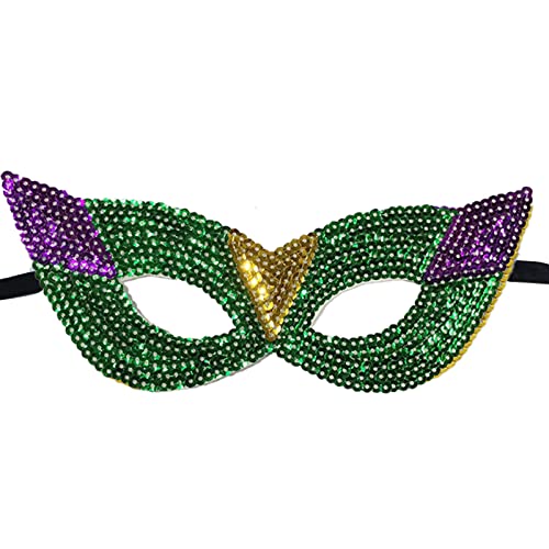 YiQinzcxg EyeMask MaskeradeMask Mardi GrasKopfbedeckung Stirnband Halloween Maske Karneval Graseyemask von YiQinzcxg