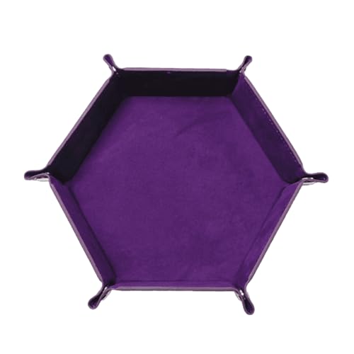 YiQinzcxg Falten Hexagon Dices Tablett PU Leder Velvets Dices Storage Box Tragbares Falten Dices Rolling Tably Für Game Player YiQinzcxg Falten Hexagon Dices Tablett PU Leder Velvets Dices Storage Box Tragbares Falten Dices Rolling Tably Für Game Player von YiQinzcxg