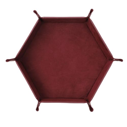 YiQinzcxg Falten Hexagon Dices Tablett PU Leder Velvets Dices Storage Box Tragbares Falten Dices Rolling Tably Für Game Player YiQinzcxg Falten Hexagon Dices Tablett PU Leder Velvets Dices Storage Box Tragbares Falten Dices Rolling Tably Für Game Player von YiQinzcxg