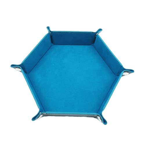 YiQinzcxg Falten Hexagon Dices Tablett PU Leder Velvets Dices Storage Box Tragbares Falten Dices Rolling Tably Für Game Player YiQinzcxg Falten Hexagon Dices Tablett PU Leder Velvets Dices Storage Box Tragbares Falten Dices Rolling Tably Für Game Player von YiQinzcxg