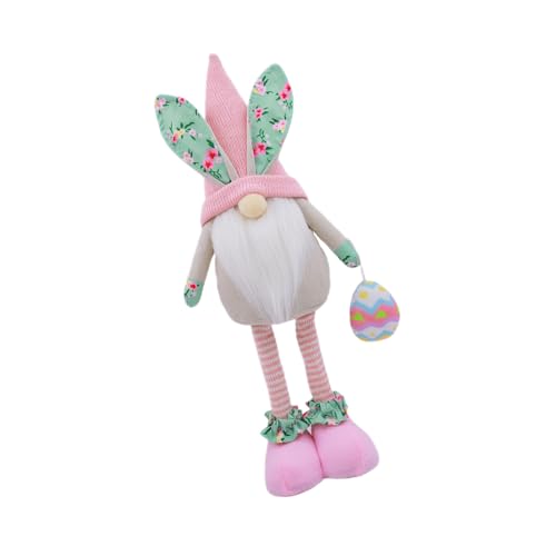 YiQinzcxg Gesicht Weniger Kaninchen Zwerge Handgemachte Home Dekorationen Frühling Kaninchen Ornament Kinder Geschenk von YiQinzcxg