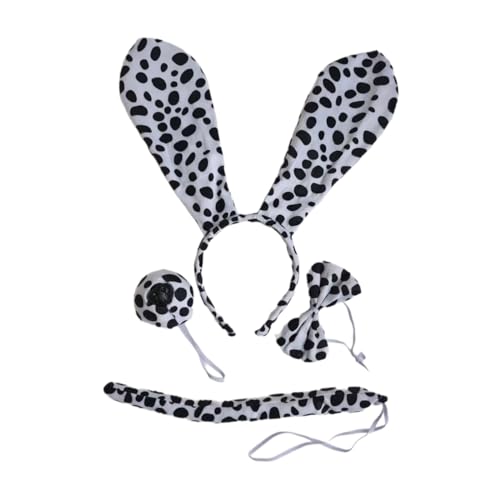 YiQinzcxg Halloween Hundekostüm Anziehset Inklusive Hunde Haarband Schwanz Nase Fliege Für Kinder Halloween Cosplay Party YiQinzcxg Halloween Hundekostüm Anziehset Inklusive Hunde Haarband Schwanz Nase Fliege Für Kinder Halloween Cosplay Party von YiQinzcxg