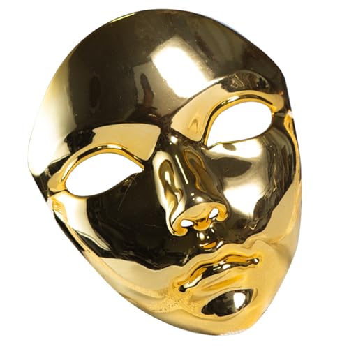 YiQinzcxg Halloween Metallic Color Masquerade Maske Vollgesichtsmaske Für Frauen Männer Cosplay Enthusiasten Maskerade Cosplay Party YiQinzcxg Halloween Metallic Color Masquerade Maske Vollgesichtsmaske Für Frauen Männer Cosplay Enthusiasten Maskerade Cosplay Party von YiQinzcxg