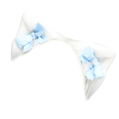 YiQinzcxg Japanische Anime Bowtie Haare Barrettes Katzen Ohrhaarklammer von YiQinzcxg
