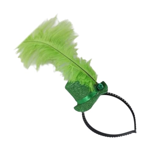 YiQinzcxg Kobold Stirnband Urlaub Top Grüne Haar Hoop Herdpipe Überraschung Feiertag Kostümzubehör Accessoire von YiQinzcxg