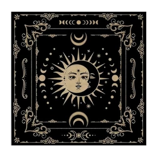 YiQinzcxg Mystische Schmetterlings Und Blumen Tarot Tarots Lesen Stoff Wahrsagery Tischabdeckungen Für Verschiedene Arten Von Kartenspielen von YiQinzcxg