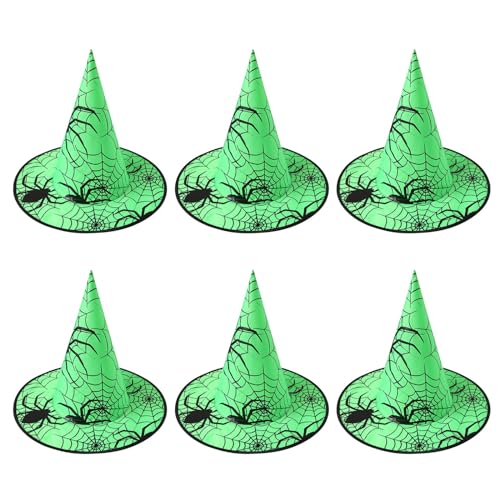 YiQinzcxg Set Mit 6 Stoffhut Partyzubehör Halloween Hexenhut Rollenspiel Zaubererhut Für Halloween Partys Und Verkleidungen YiQinzcxg Set Mit 6 Stoffhut Partyzubehör Halloween Hexenhut Rollenspiel Zaubererhut Für Halloween Partys Und Verkleidungen von YiQinzcxg