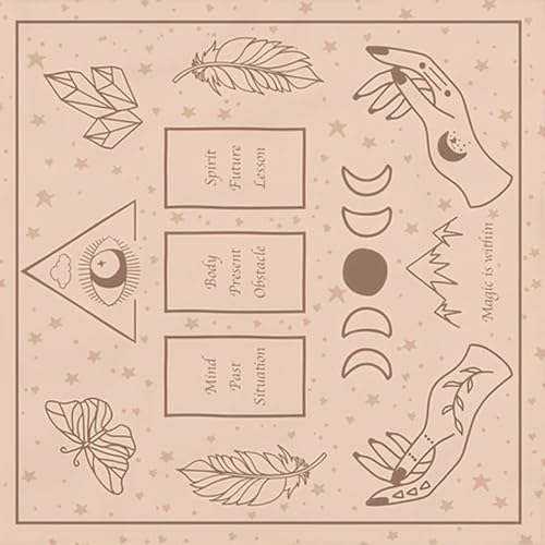 YiQinzcxg Tarots Tischdecke Altäre Stoff Readingkarte Astrologys Tischdecke Gotteskarten Tuch Wandteppich Wanddekoration von YiQinzcxg