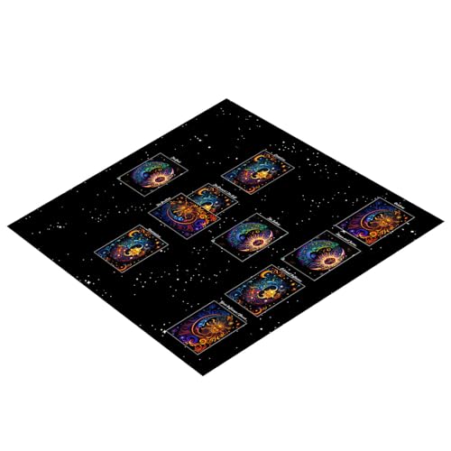 YiQinzcxg Tarots Tischdeckel Gotteskenner Tisch Deckt 3 Größe Optional Oracles Brettspiel Matte Square Pendel Altars Tischtuch von YiQinzcxg