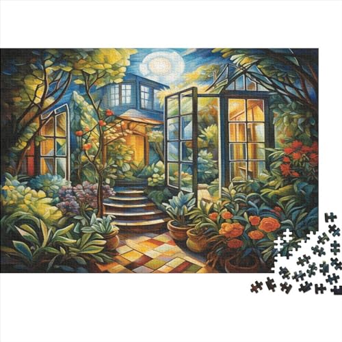 Beautiful Garden 500 Teile Puzzle Für Kinder Und Erwachsene Ab 14 Jahren Colorful Garden Holzpuzzle Herausfordernd Denkspielzeug 500pcs (52x38cm) von YiWanLiu