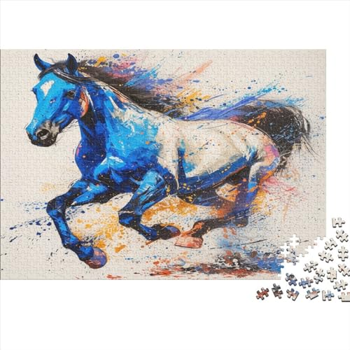 Horse 300 Teile Puzzle Für Erwachsene Holzpuzzle 300pcs (40x28cm) von YiWanLiu